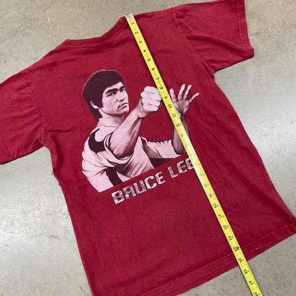 Vintage Bruce Lee "Enter the Dragon" red t-shirt - Picture 4 of 6